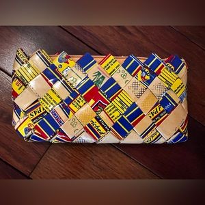 Colorful Woven Candy Wrapper Wallet